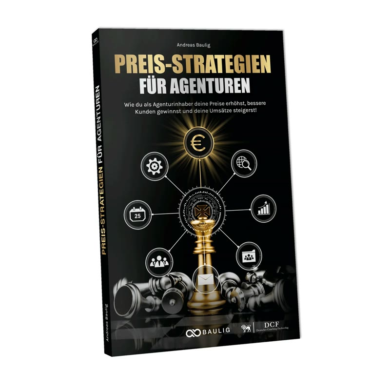 Buchcover Preis-Strategien für Agenturen von Andreas Baulig