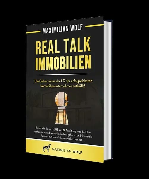 Buchcover Real Talk Immobilien von Maximilian Wolf